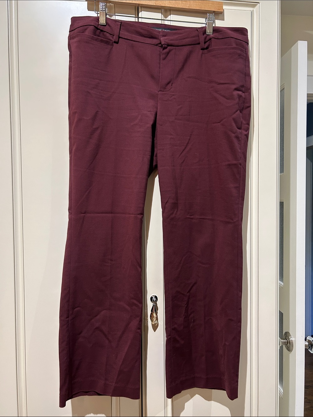 Liverpool Jeans Company Harper Ponte Bootcut Burgundy